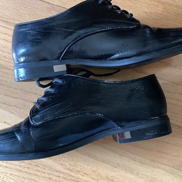 Aldo // Black Patent Oxfords - Picture 9 of 9